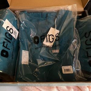 Pacific Blue Figs NWT (Top XXS, Bottoms XXSP)